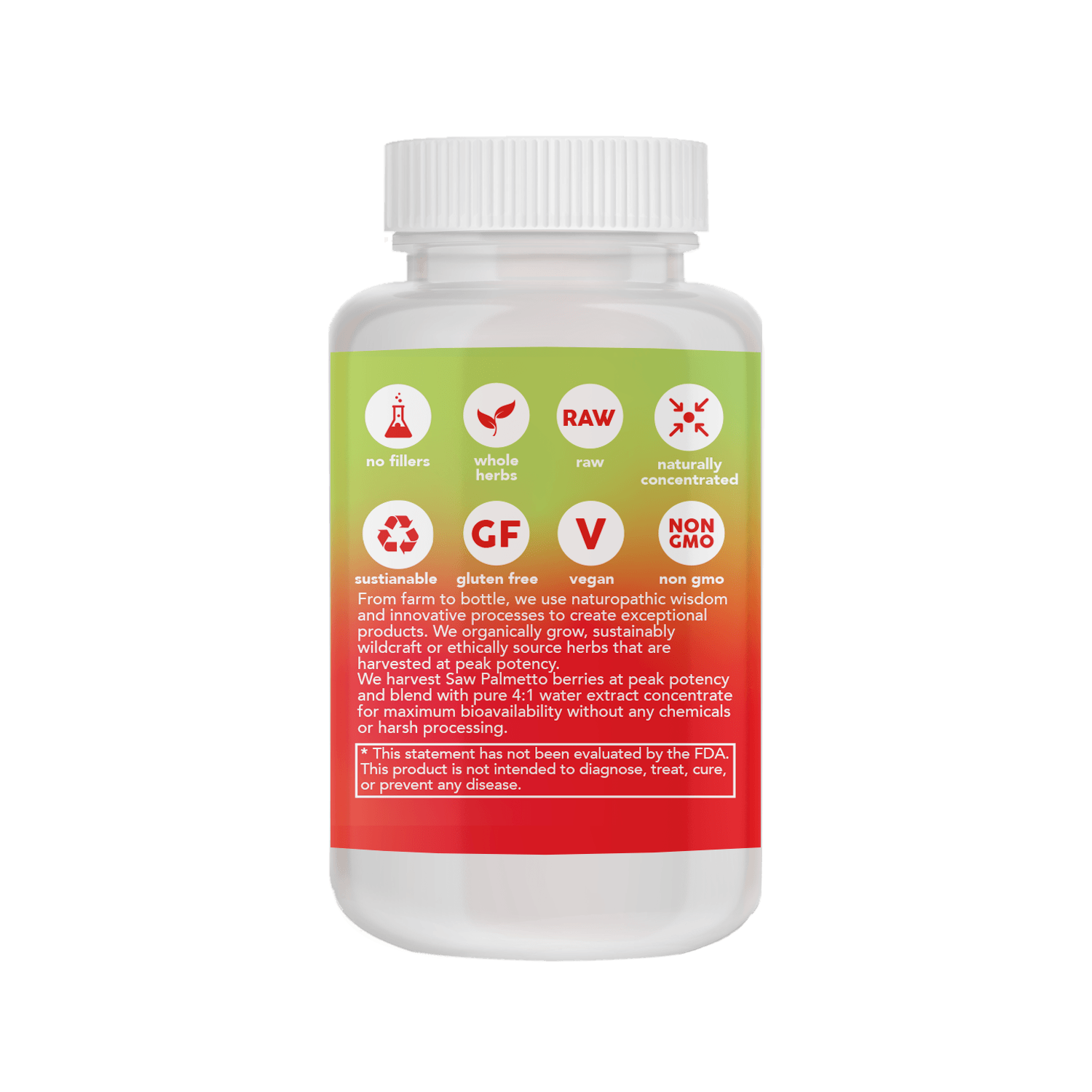 SAW PALMETTO CAPSULES *PLASTIC BOTTLE* - Tree Spirit Wellness