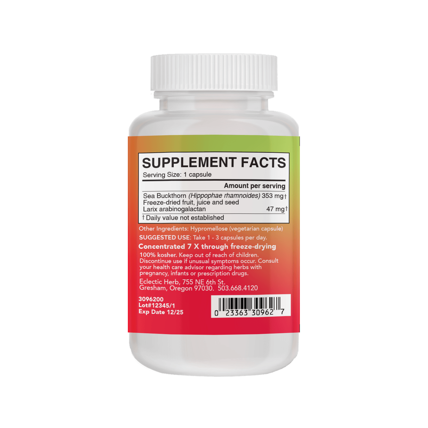 SEA BUCKTHORN CAPSULES - Tree Spirit Wellness