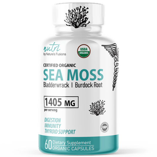 Sea Moss with Bladderwrack, Burdock & Black Pepper 1400mg - Tree Spirit Wellness