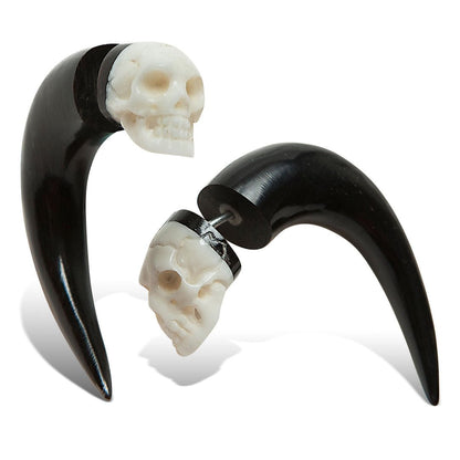 Skull Hooks - Horn - Tree Spirit Wellness