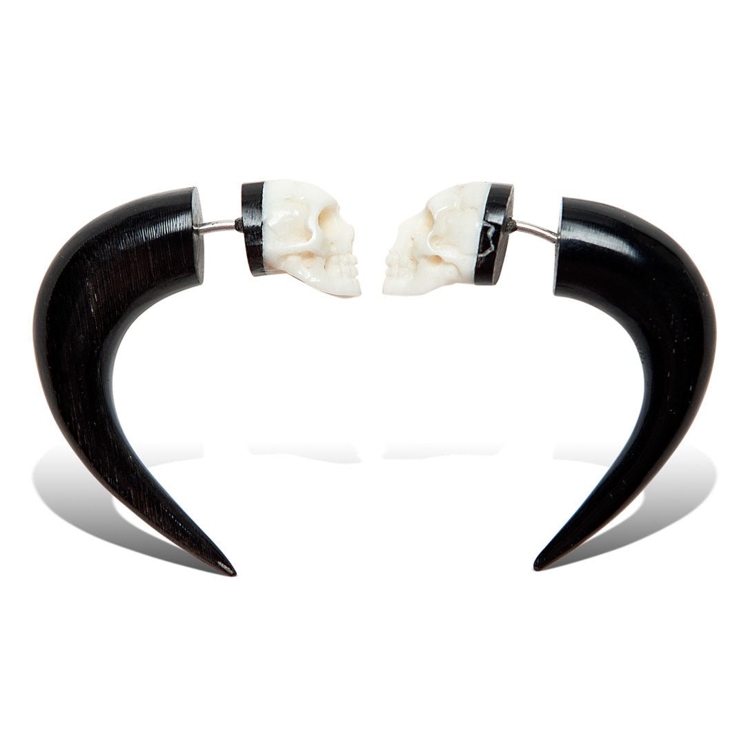 Skull Hooks - Horn - Tree Spirit Wellness