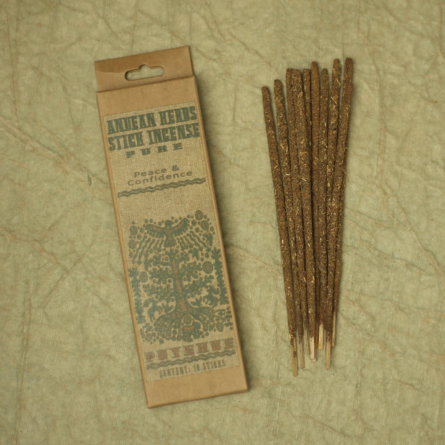 Smudging Incense - Pure - Andean Herbs Incense Sticks - Peace & Confidence - Tree Spirit Wellness