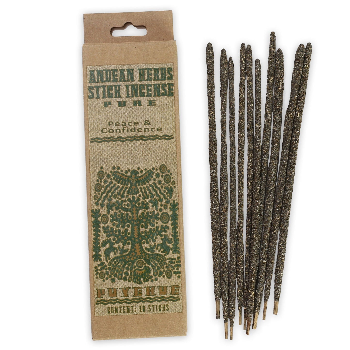 Smudging Incense - Pure - Andean Herbs Incense Sticks - Peace & Confidence - Tree Spirit Wellness