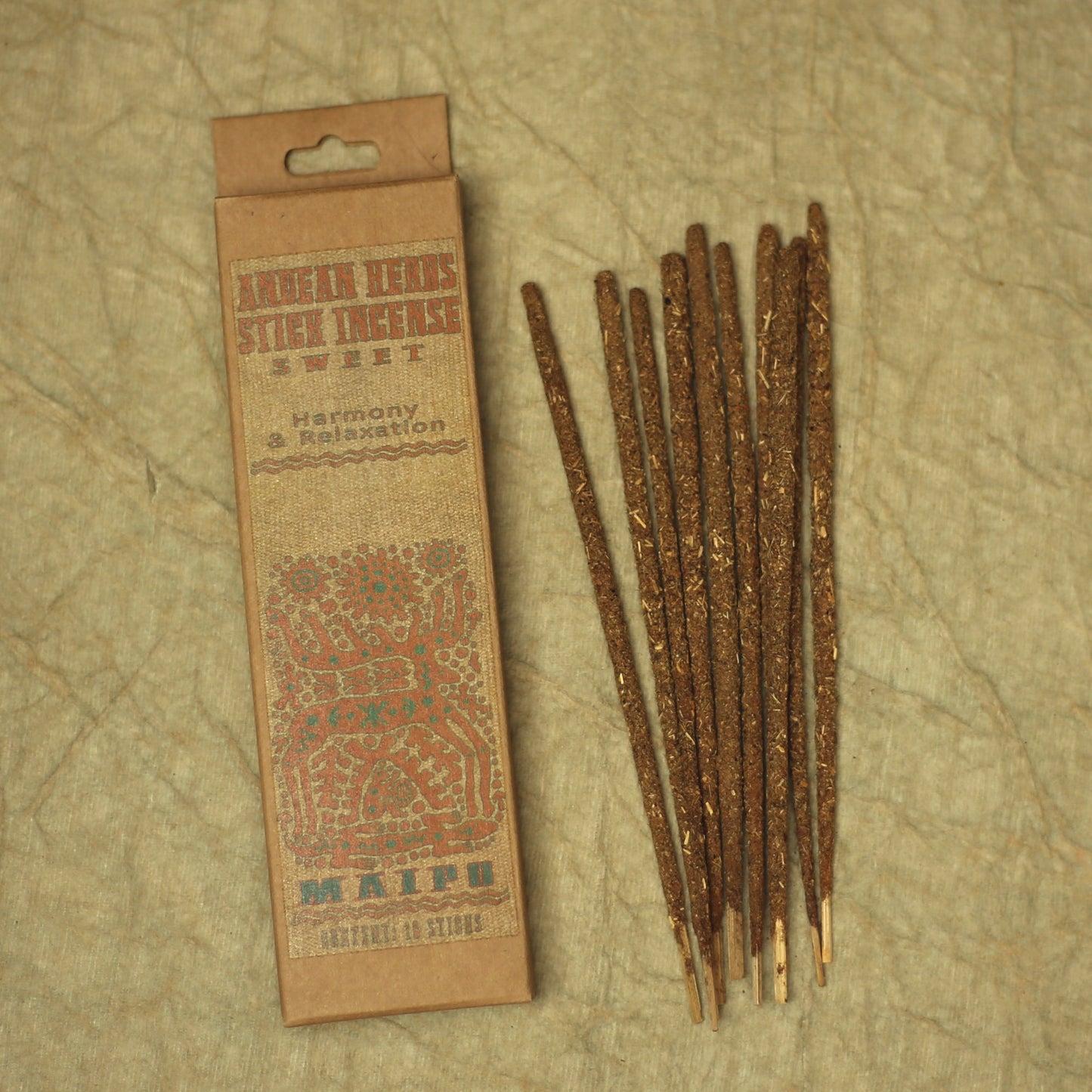 Smudging Incense - Sweet - Andean Herbs Incense Sticks - Harmony & Relaxation - Tree Spirit Wellness