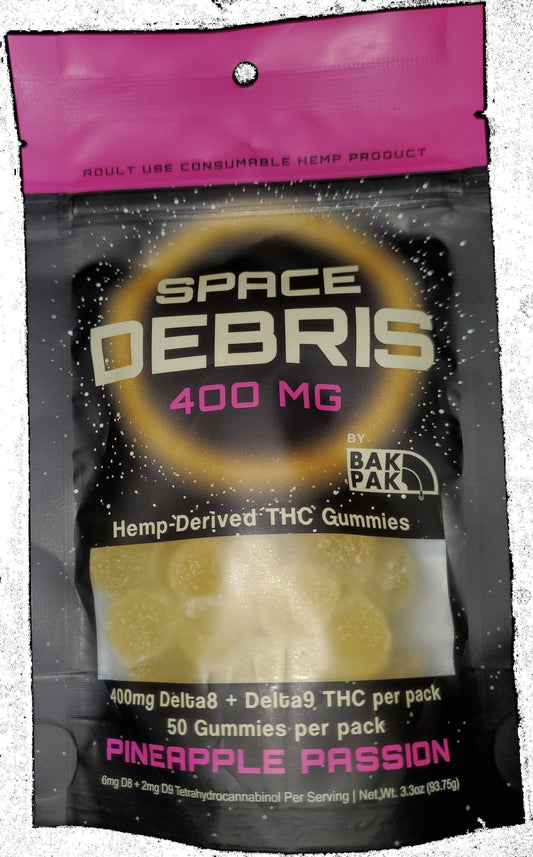 Space Debris 400 Pineapple Passion - 50 ct. 8mg - Tree Spirit Wellness