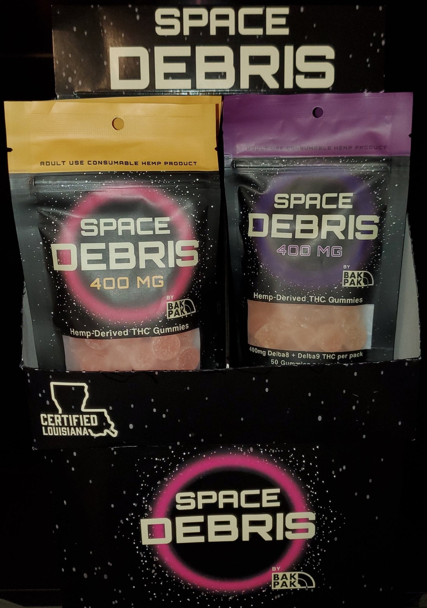 Space Debris 400 Strawberry Lemonade - 50 ct. 8mg - Tree Spirit Wellness