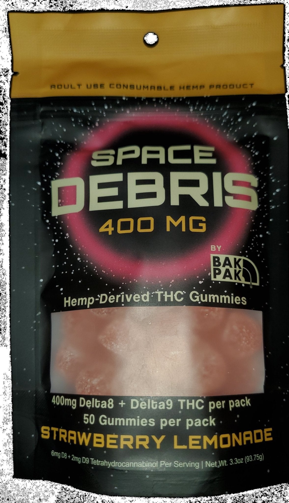 Space Debris 400 Strawberry Lemonade - 50 ct. 8mg - Tree Spirit Wellness