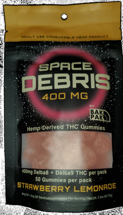 Space Debris 400 Strawberry Lemonade - 50 ct. 8mg - Tree Spirit Wellness