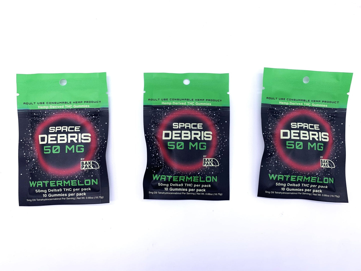 Space Debris D9 50 - 10ct. 5mg (box of 20) - Tree Spirit Wellness