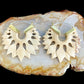 Spade Hoops - Wood - Tree Spirit Wellness