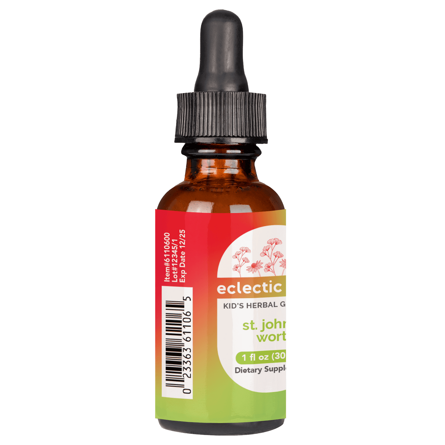 ST. JOHN'S WORT LIQUID KIDS- BLACKCHERRY - Tree Spirit Wellness