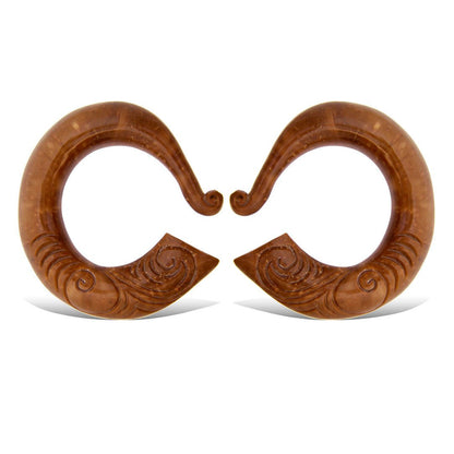 Sundara Hoops - Piassava Palm Nut - Tree Spirit Wellness