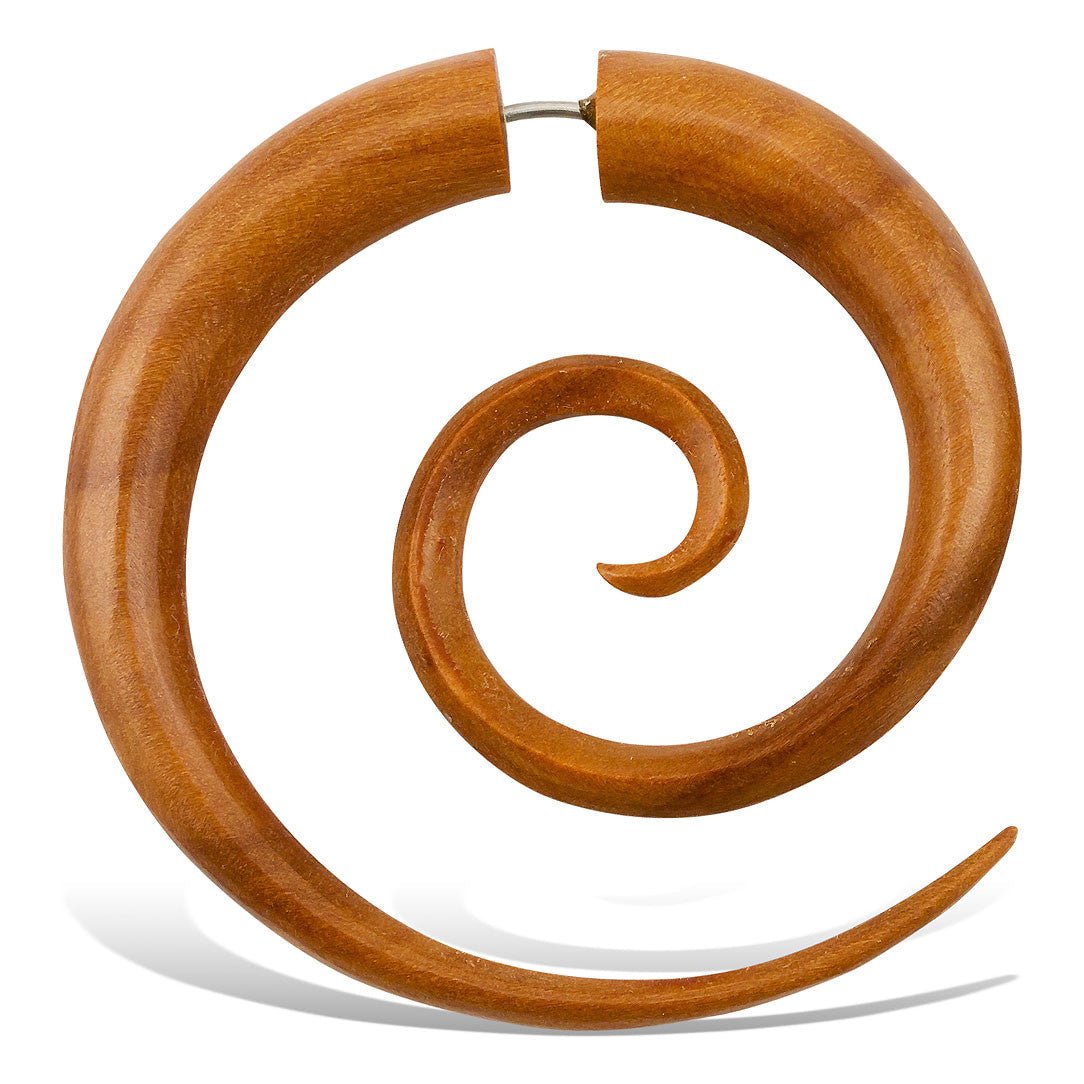 Super Spirals - Tan Sabo Wood - Tree Spirit Wellness