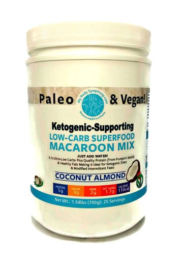 Superfood Macaroon Mix Vegan/Non-Vegan - Low-Carb, Keto Diet Friendly, Fat Burner - Tree Spirit Wellness