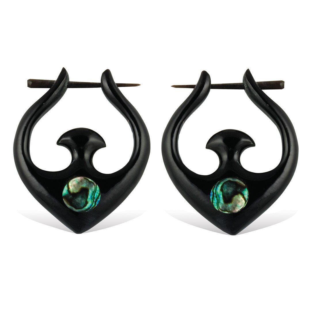 Sutra Hoops Abalone - Horn - Tree Spirit Wellness