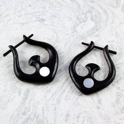 Sutra Hoops with Shell - Horn - Tree Spirit Wellness