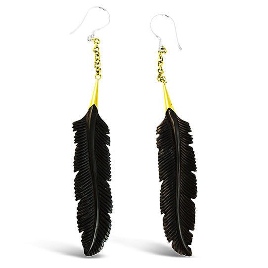 Swaying Feathers - Horn - Tree Spirit Wellness