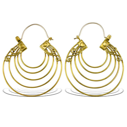 Terrace Hoops - Silver Post - Tree Spirit Wellness