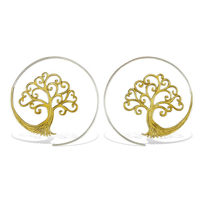 Tree of Life Spirals - Silver Posts - Tree Spirit Wellness