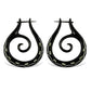 Tribal Lulu Hoops - Horn - Tree Spirit Wellness