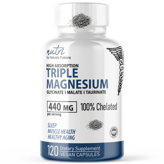 Triple Magnesium 440mg (Glycinate, Malate, Taurinate) - Tree Spirit Wellness
