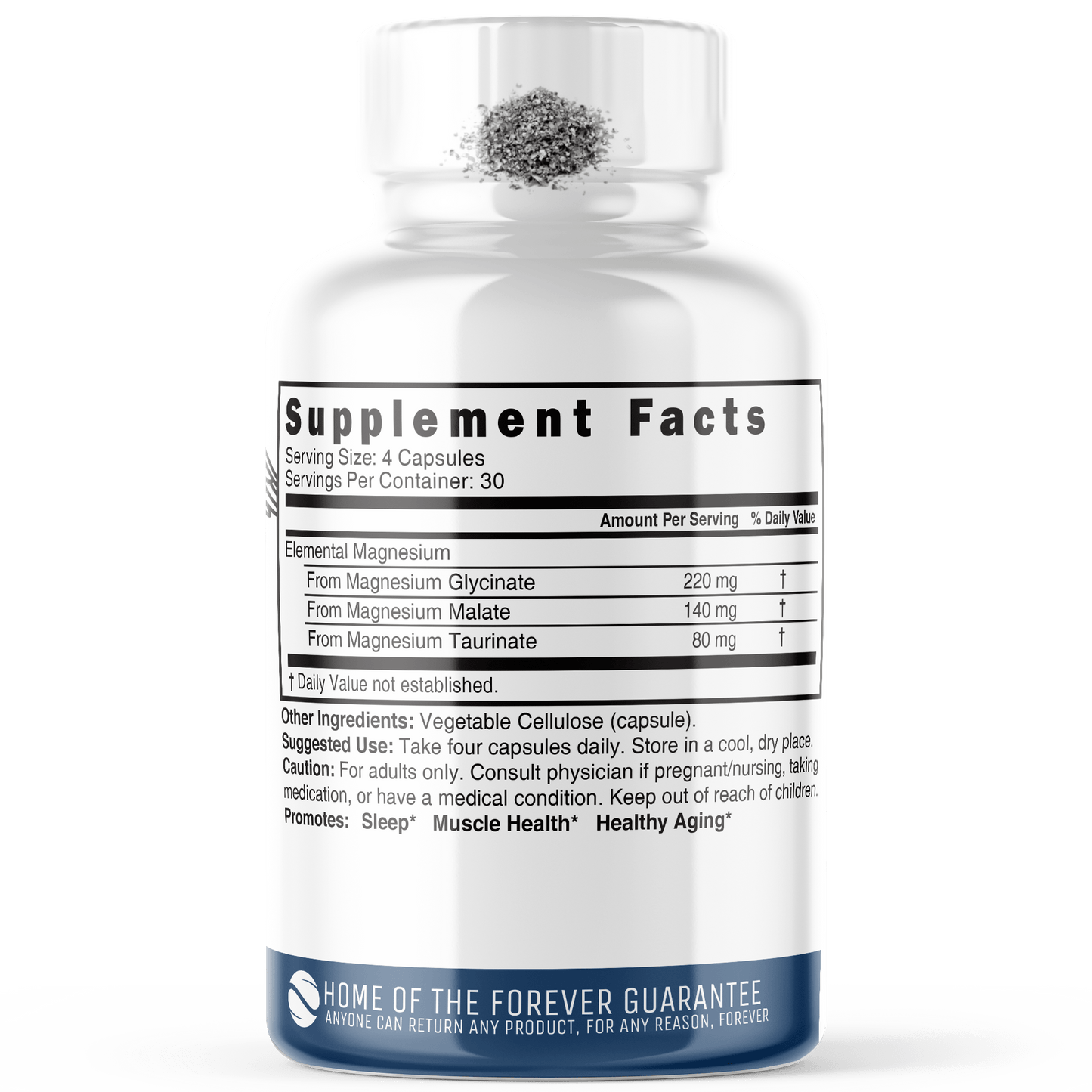 Triple Magnesium 440mg (Glycinate, Malate, Taurinate) - Tree Spirit Wellness