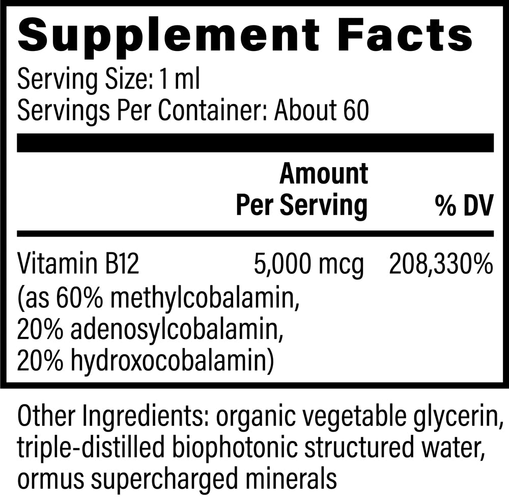 Vitamin B12 - Tree Spirit Wellness