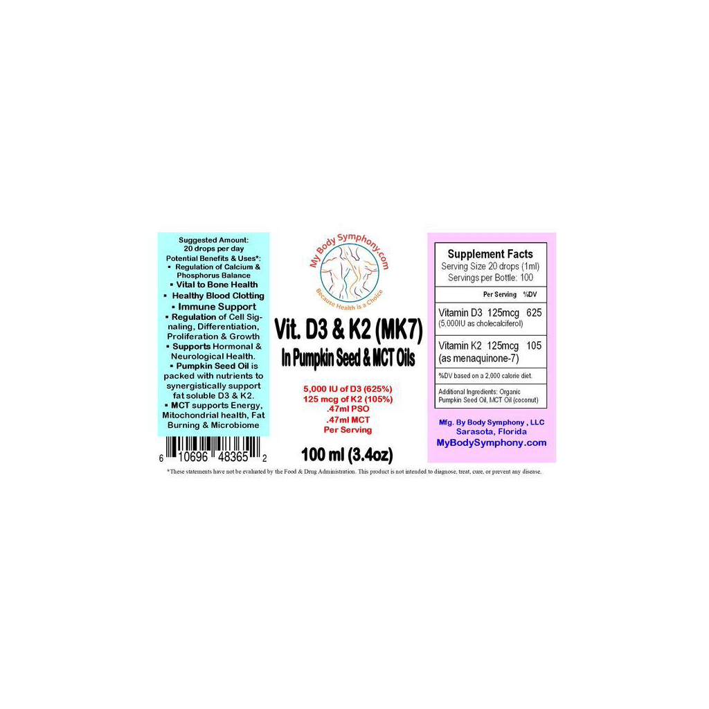 Vitamin D3 & K2 freeshipping - Tree Spirit Wellness