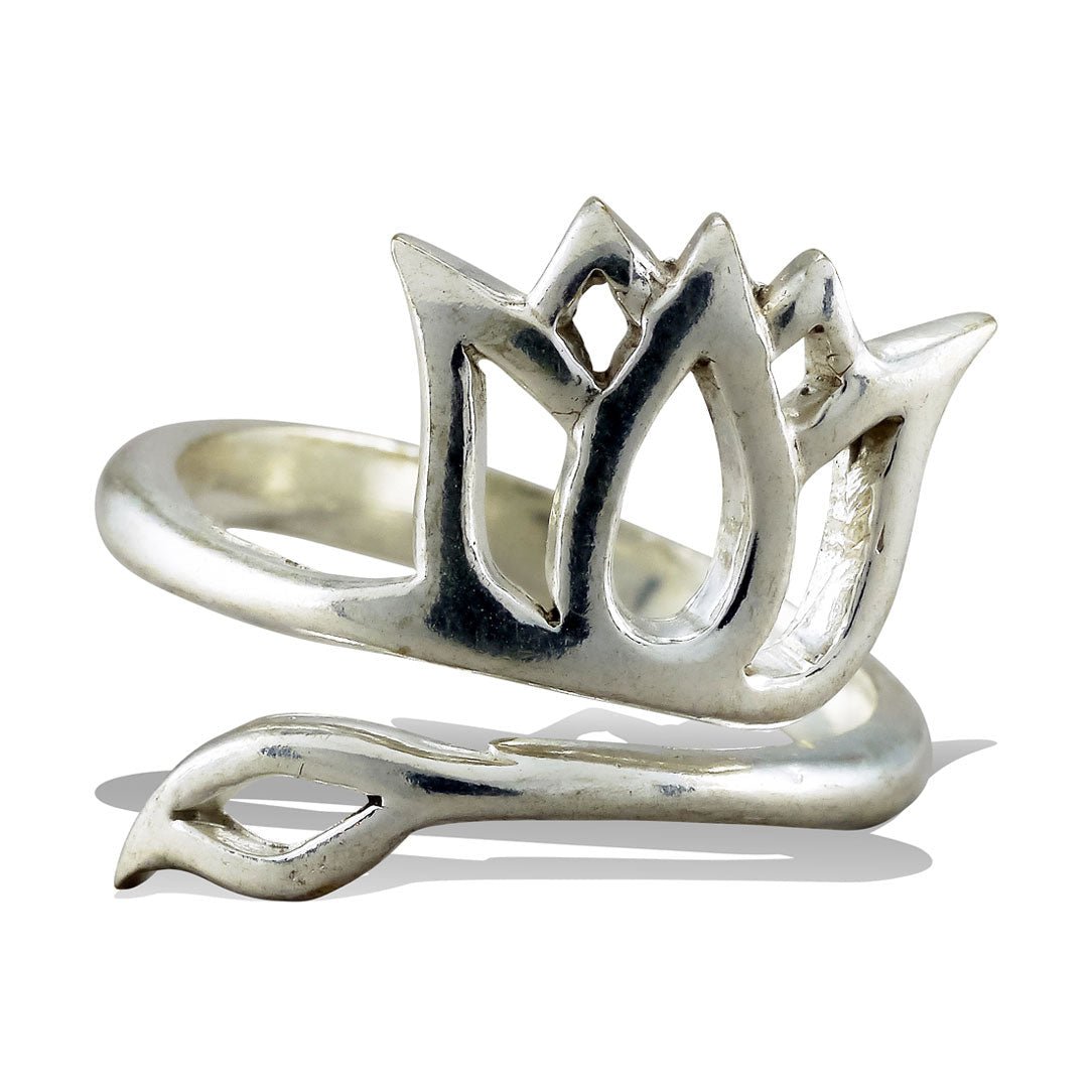 Water Lily Ring - Silver - Tree Spirit Wellness