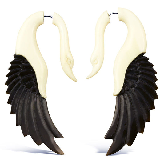 Yafah Swans - Bone with Horn - Tree Spirit Wellness